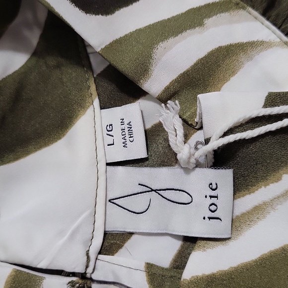 Joie Halter Flowy Animal Print Tank Top - Picture 9 of 13